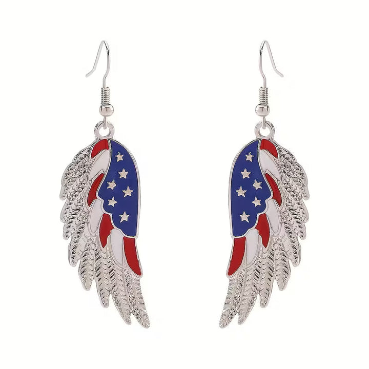 Wings of Timeless Liberty Drop Earrings