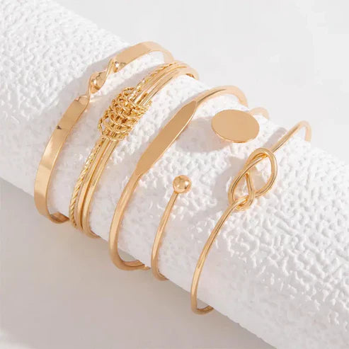 Knotted Elegance Bracelet Set