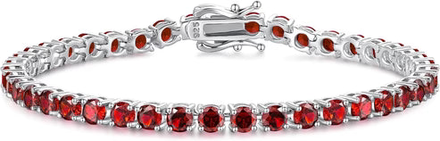 Ruby Tennis Bracelet