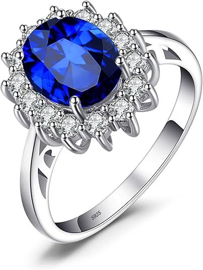 Classic Sapphire Halo Ring
