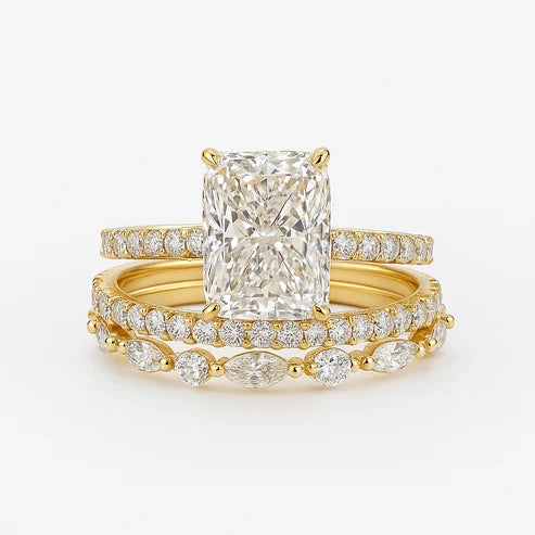 Jaily 3PC Wedding Ring Set
