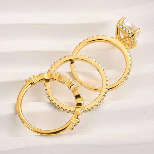 Jaily 3PC Wedding Ring Set