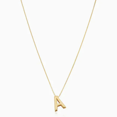 Love letter initial necklace