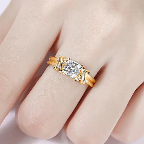 Knotted Band Statement Ring