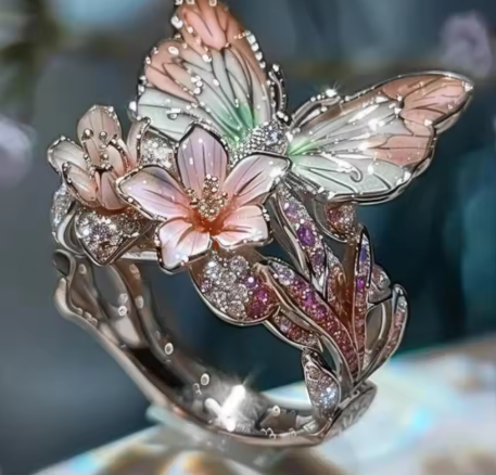 Vintage Golden Prifddinas Floral Ring