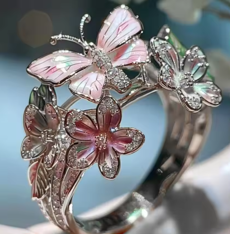 Vintage Golden Prifddinas Floral Ring