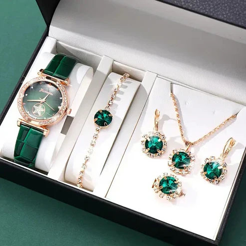 Verdantra Timecourt Jewelry emerald