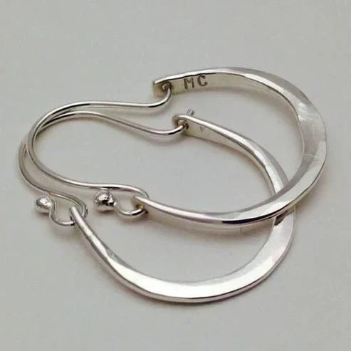 Lunar Halo Hoop Earrings