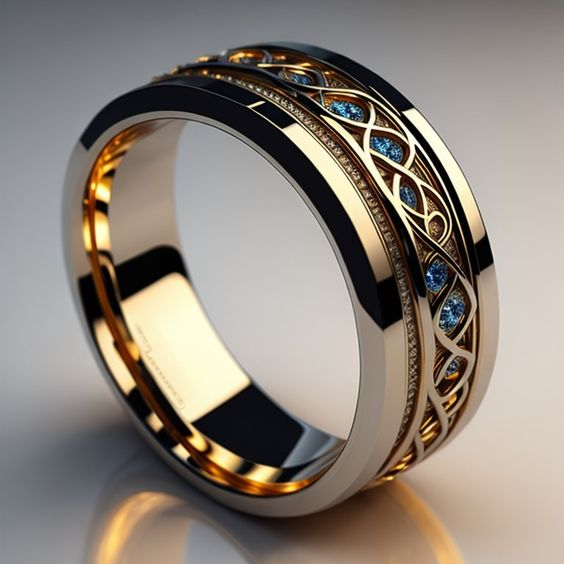 Offer: Golden Infinity Ring Vintage