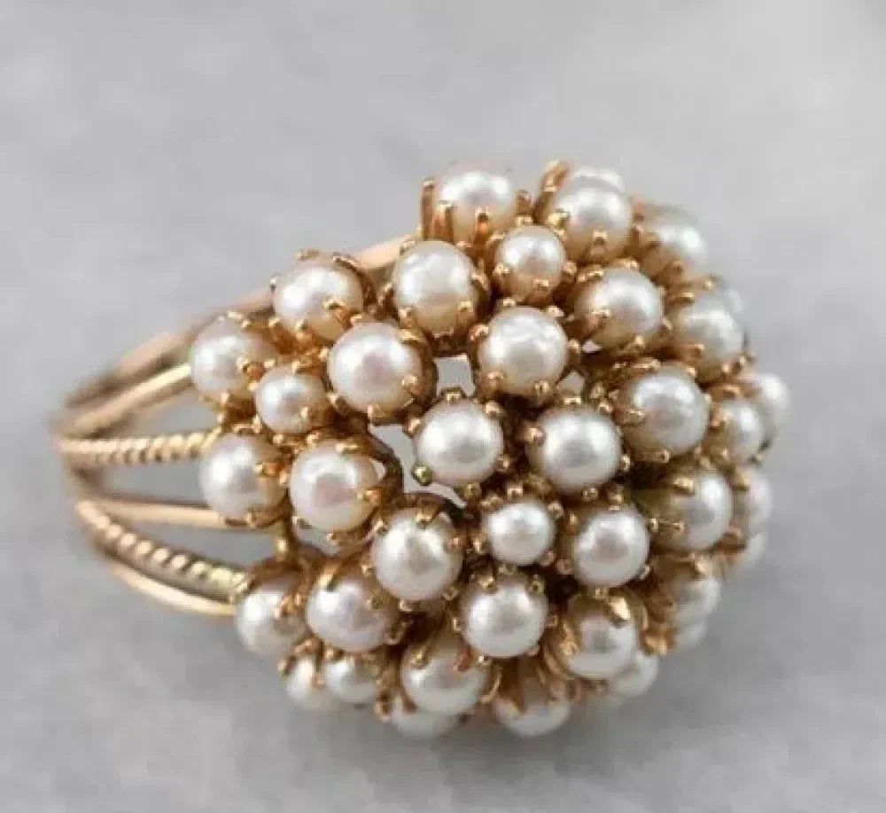Inlaid pearls ing