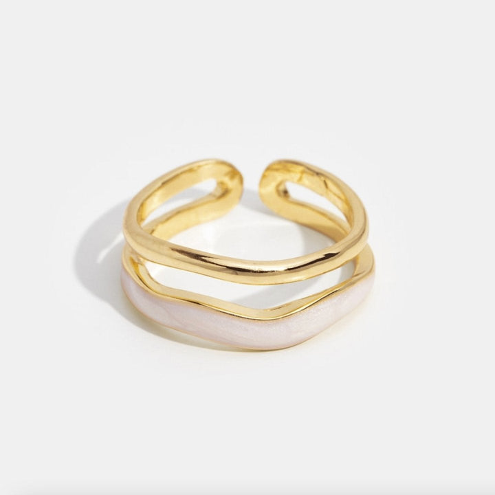 Gold Sculptural Wrap Ring